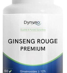 Ginseng Rouge Premium - Dynveo - 200mg - 60 gél.
