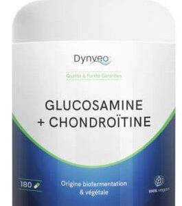 Glucosamine-chondroïtine végétale 180 gélules - Dynveo