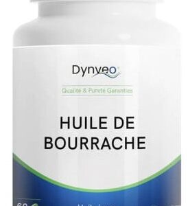 Huile Bourrache - Dynveo - 500 mg - 60 Gél. 20% acide gamma linolénique