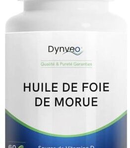 Huile de Foie de Morue 500 mg 60 capsules DYNVEO