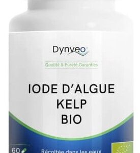 Iode d'algue Kelp bio Dynveo - 150µg - 60 gélules