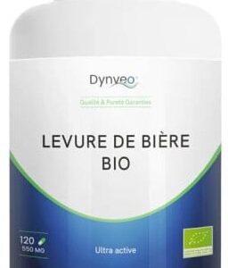 Levure de Bière BIO Dynveo 120 Gél. 550 mg
