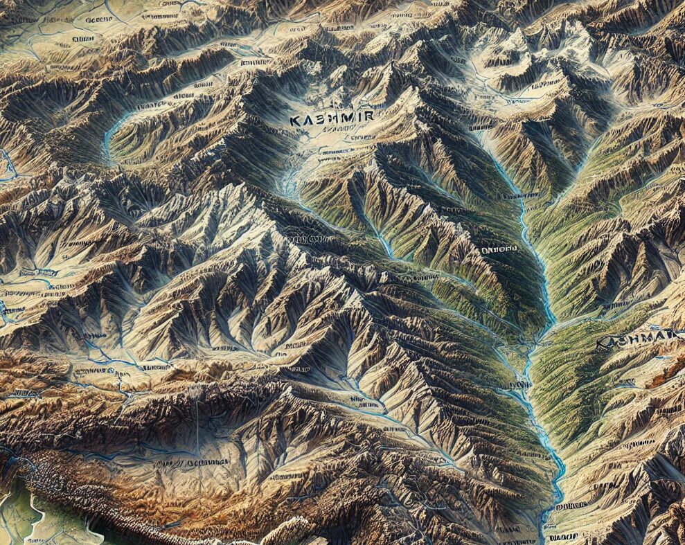 Carte du Cachemire Himalaya origine Shilajit Feel Pure Paris Herba Barona