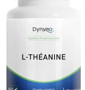 L-Théanine végétale - Dynveo -100 mg - 30% L-Théanine - 60 gélules