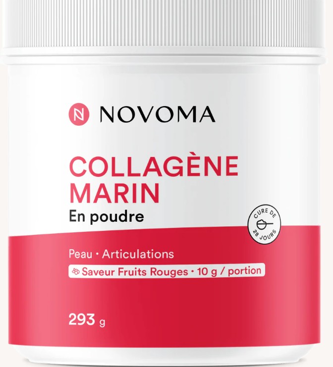 Collagène Marin en Poudre saveur fruits rouges - Novoma