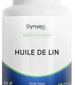 Huile de Lin bio - Dynveo - 60 capsules