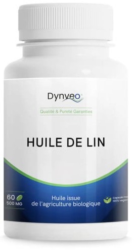 Huile de Lin bio - Dynveo - 60 capsules Paris Herba Barona