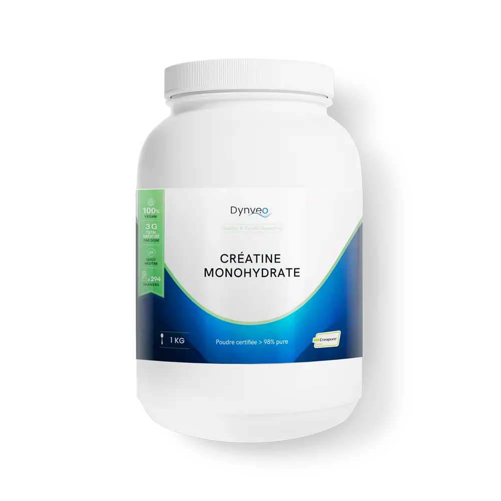 Créatine monohydrate Creapure® poudre 1 kg – Dynveo