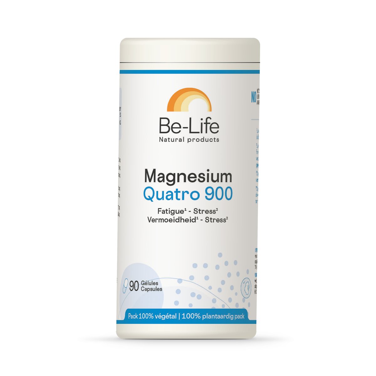 Magnésium Quatro 900 90 gélules Be-Life Paris Herba Barona