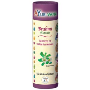 Brahmi (Bacopa Monnieri) Ayur-vana 120 gelules Paris 12e Herba Barona