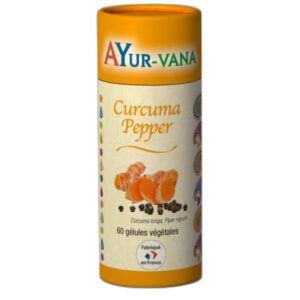 Curcuma Poivre Ayur-vana 60 gélules Paris 12e Herba Barona
