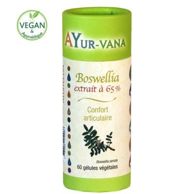 Boswellia serrata 60 gélules extrait à 65 % Ayur vana Paris Herba Barona