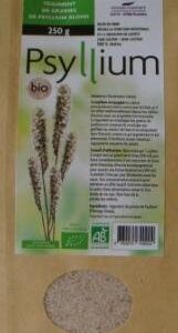 Psyllium blond bio 250g Tégument de graines de Psyllium Paris Herba Barona