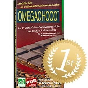 OmegaChoco ® 19 tablettes 100 g soit 7.60€ l'unité Paris Herba Barona