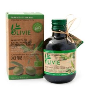 Olivie Plus 30x huile pur verre de 250 ml – flacon verre Paris Herba Barona