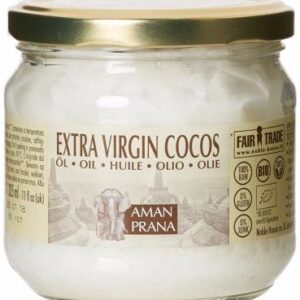 Huile de coco bio extra vierge 325 ml Amanprana Paris Herba Barona