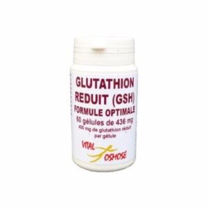 Glutathion réduit 400 mg – 60 gélules – VITAL OSMOSE Paris Herba Barona