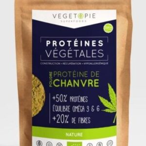 Protéine de Chanvre bio en poudre – Vegetopie – 500g Paris Herba Barona
