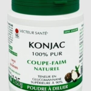 Konjac 100% PUR – Poudre à diluer – 125g – VECTEUR SANTE Paris Herba Barona