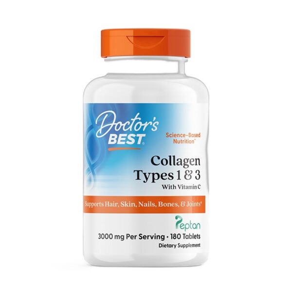 Collagene bovin en tablettes Type 1 and 3 Doctor's Best Paris Herba Barona