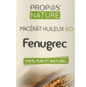 Fenugrec Huile Bio 100ml Propos'Nature Paris Herba Barona