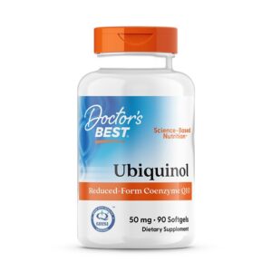 Ubiquinol with Kaneka 50 mg Doctor's Best 90 Softgels Paris Herba Barona