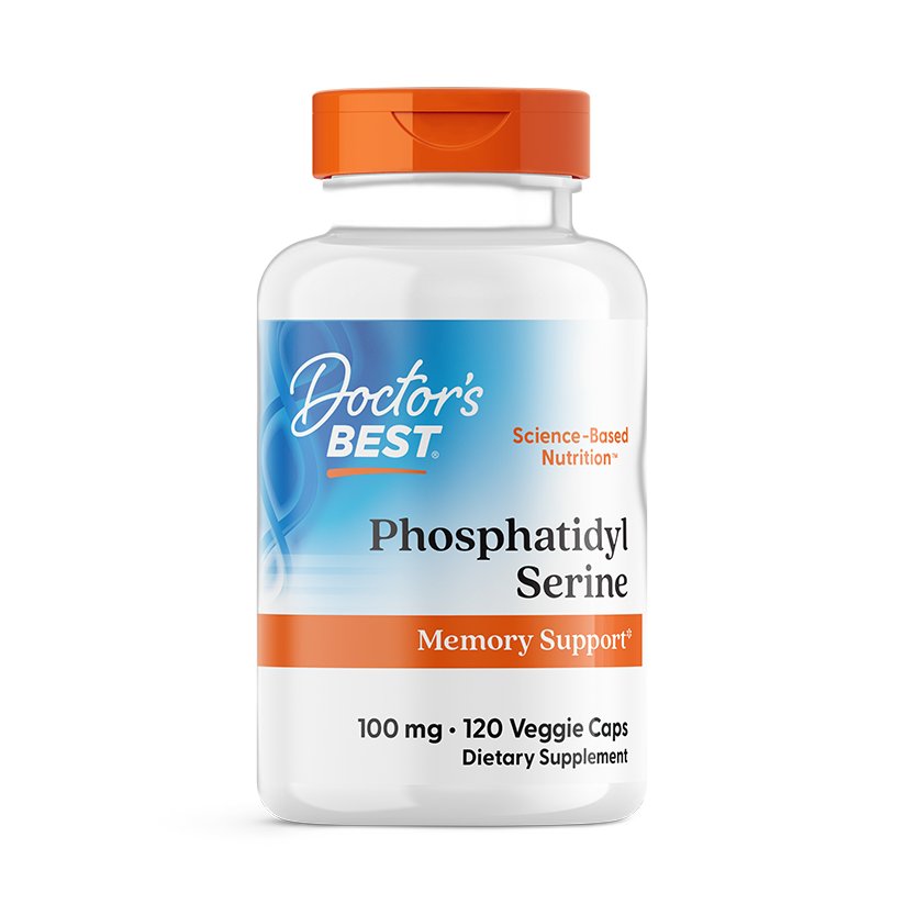 Phosphatidylserine SerinAid 100 mg 120 Gelules Doctor's Best - Acheter a Paris Herba Barona