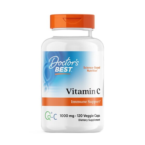 Vitamine C 1000mg Quali-C Doctor's Best 120 gelules | Paris Herba Barona