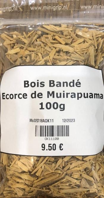 MUIRAPUAMA écorces (ptychopetalum olacoides) – 100g Paris Herba Barona