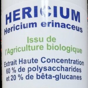 Hericium bio 500mg extrait haute concentration – 60 gélules Paris Herba Barona