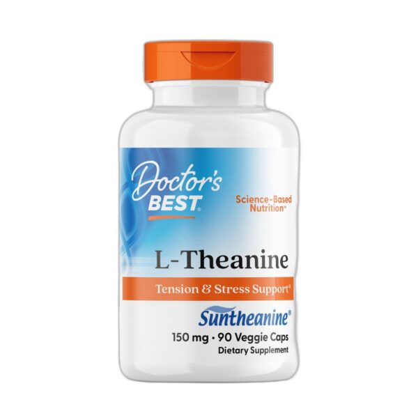 L-théanine avec Suntheanine 150 mg 90 gélules végétales Doctor's Best Paris Herba Barona