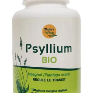 Psyllium bio 500mg  120 gélules – Nature et Partage Paris Herba Barona