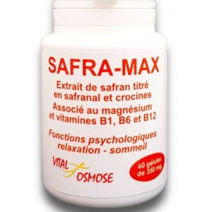 SAFRAMAX – 60 gélules Safranal – extrait de safran + vitamines B Paris Herba Barona