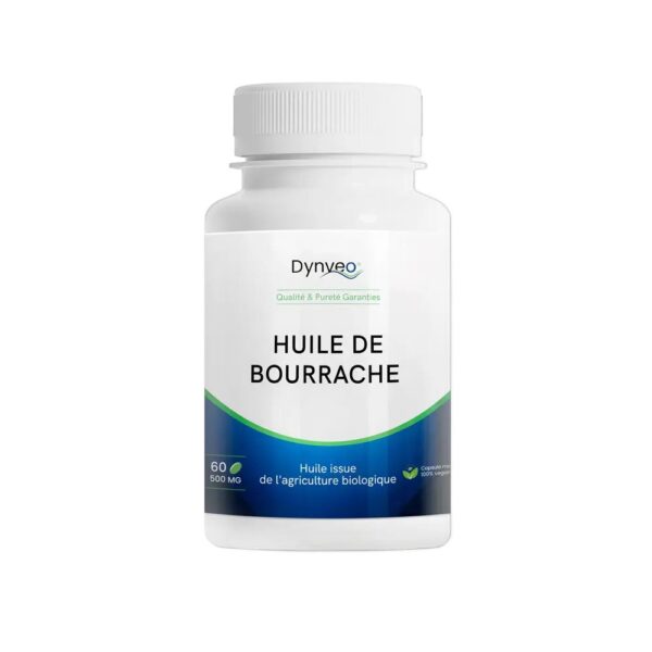 Huile Bourrache – Dynveo – 500 mg – 60 Gél. 20% acide gamma linolénique Dynveo Paris 12e Herba Barona