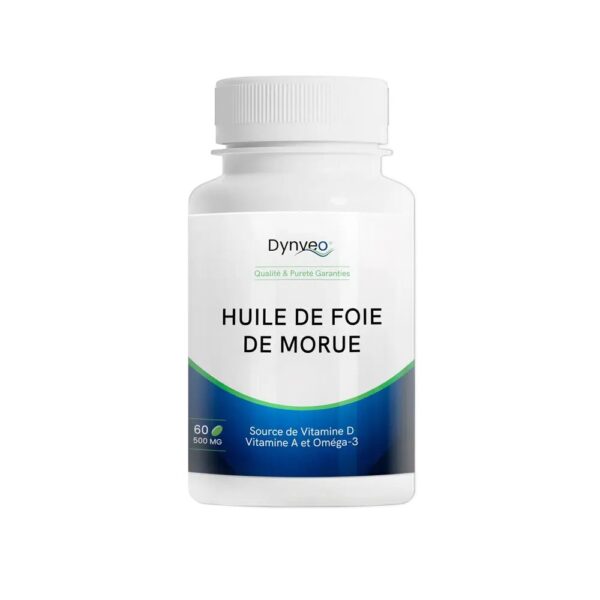 Huile de Foie de Morue 500 mg 60 capsules DYNVEO Dynveo Paris 12e Herba Barona