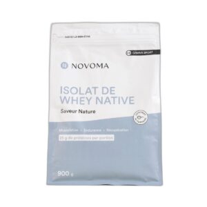 Isolat Whey Native Novoma Poudre 900g - Proteine a Paris Herba Barona