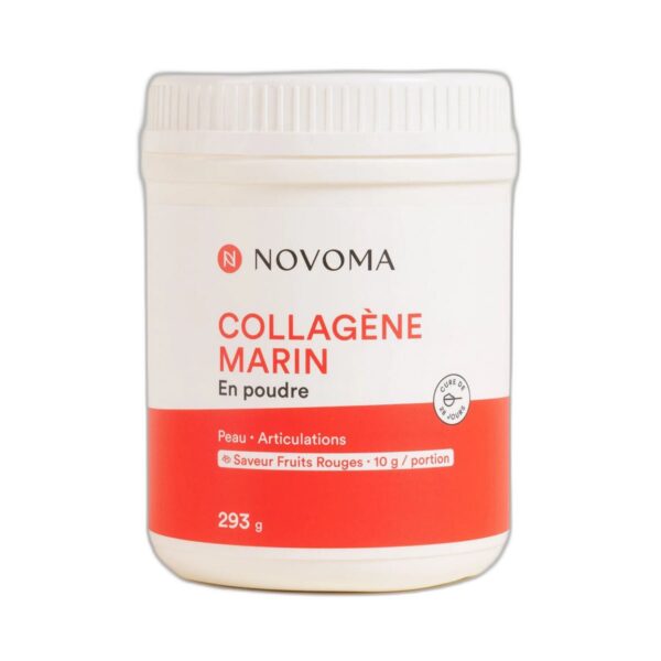 Collagène Marin en Poudre saveur fruits rouges Novoma Paris Herba Barona