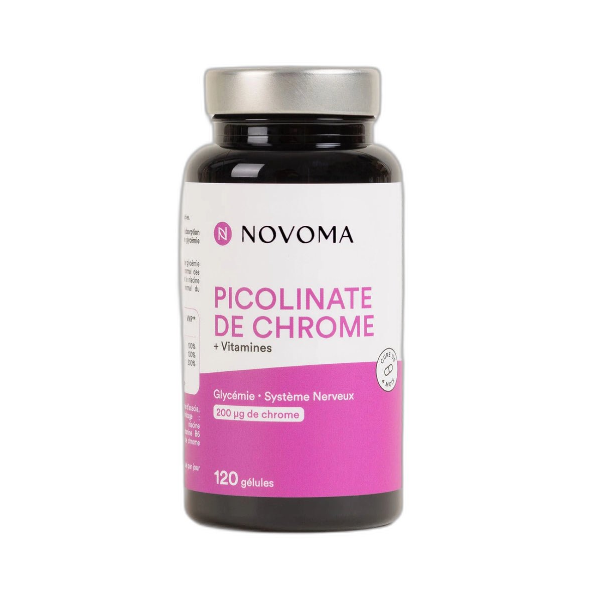 Picolinate de Chrome 200ug Novoma 120 gelules | Paris Herba Barona