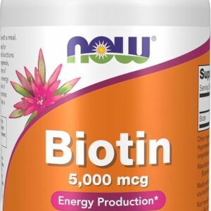 Biotin 5000 mcg 120 gélules NOW Foods Paris Herba Barona