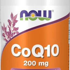 CoQ10 200mg NOW Foods 60 gelules vegetales - Coenzyme Q10 a Paris Herba Barona