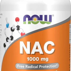 NAC (N-acétylcystéine) 1000 mg -120 tablets Now Foods Paris Herba Barona