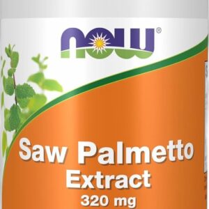 Saw Palmetto Extract 320mg Now Foods 90 Softgels - Palmier nain a Paris Herba Barona