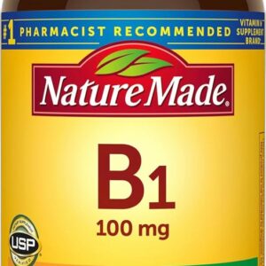 Vitamine B-1 Thiamine Now Foods 100mg 100 Comprimés Paris Herba Barona