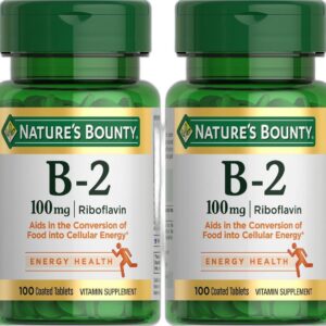 Vitamine B2 Riboflavine Now Foods 100mg 100 gelules - Paris Herba Barona