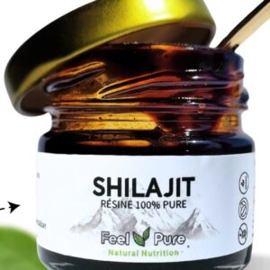 Shilajit résine pure Feel Pure pot verre 30g Paris 12e Herba Barona