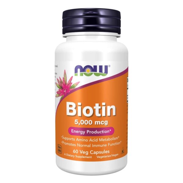 Biotine 10 000 mcg Now Foods 120 gélules Paris Herba Barona