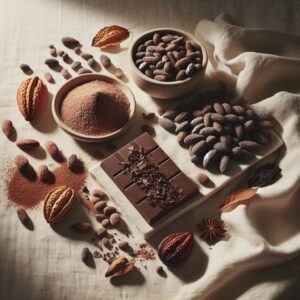 Cacao en fèves, poudre ou beurre