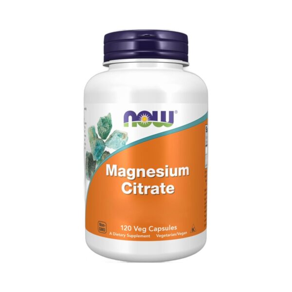 Citrate de Magnesium Now Foods 400 mg 120 capsules Paris Herba Barona