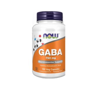 GABA 750 mg Now Foods 100 gelules Paris Herba Barona