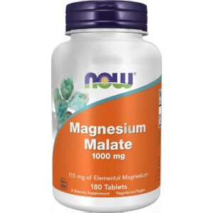 Malate de Magnesium Now Foods 1000 mg 180 comprimes Paris Herba Barona